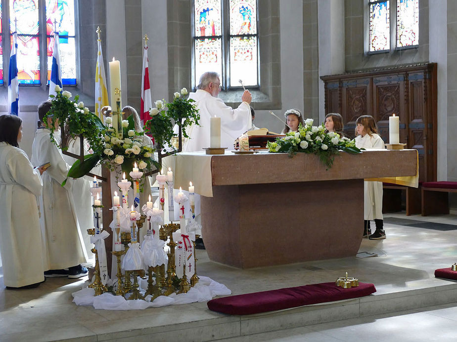 Dankgottesdienst der Kommunionkinder (Foto: Karl-Franz Thiede)